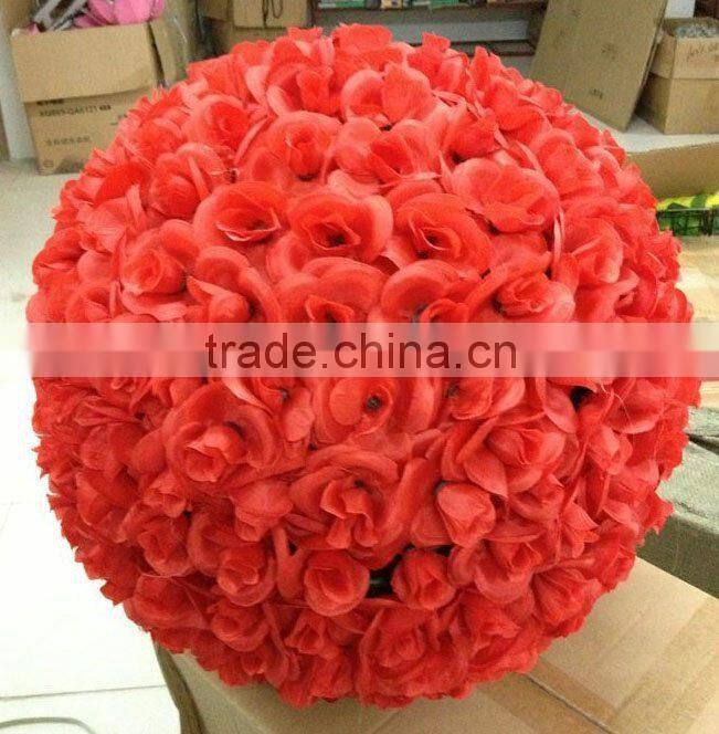 Factory wholesale 12 inch flower kissing ball