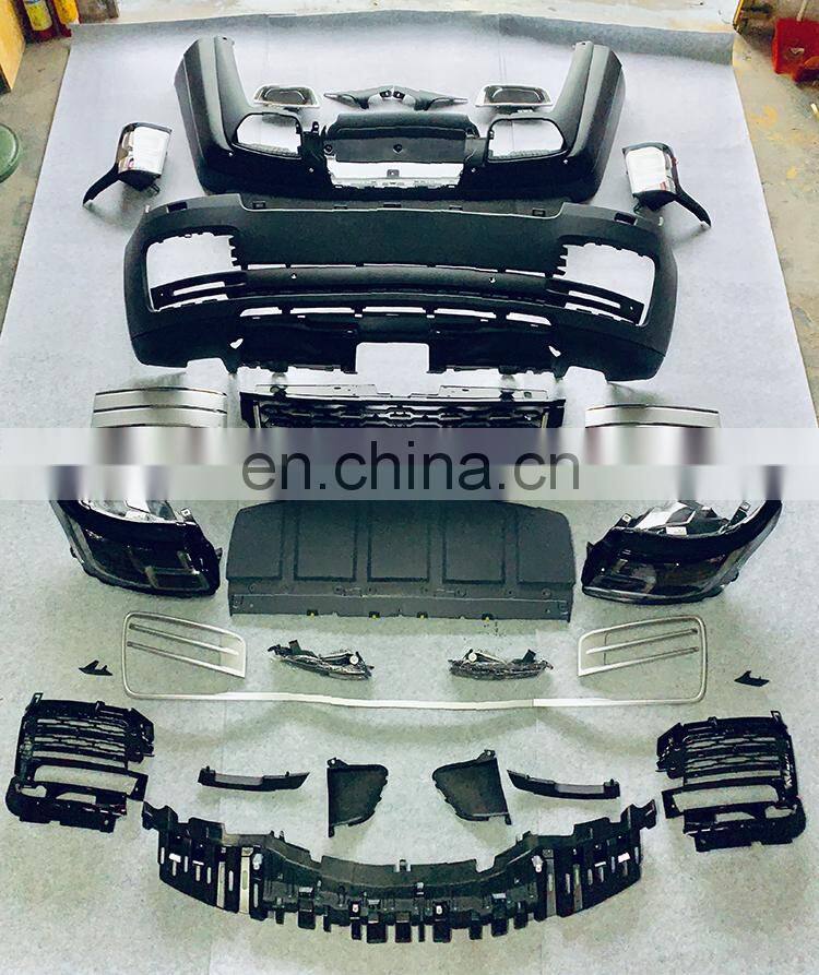Hot selling facelift body kit accessories grille head lamp tail lamp for 2013-2017 Range Rover Vogue upgrade to 2018 SVA kit