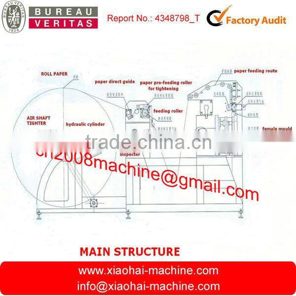 paper cup fan punching machine