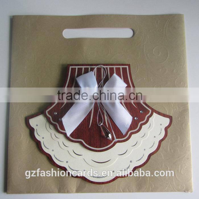 2014 Luxury Wooden Wedding Invitations