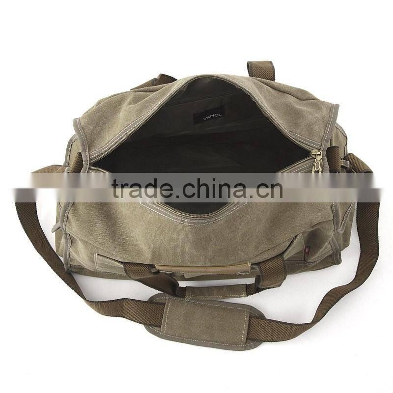 good quality canvas personalized travel bag