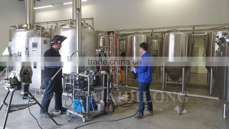 Craft beer mirror polishing stainless beer fermenter tank