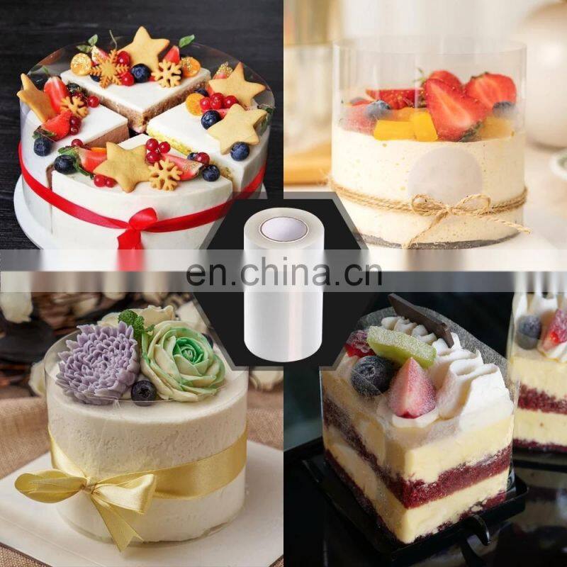 Cake Surround Film Transparent Cake Collar Baking Accessories Kitchen Accessories Cake Tools for Mousse Chocolate Pastry