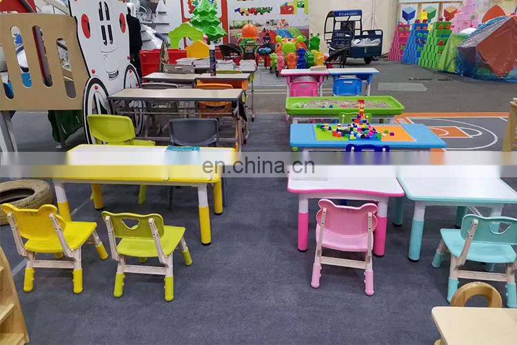 Cute design children study table desk and kids study chair