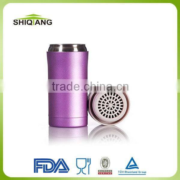 Mini pocket cup vacuum flask with filter lid BL-8039
