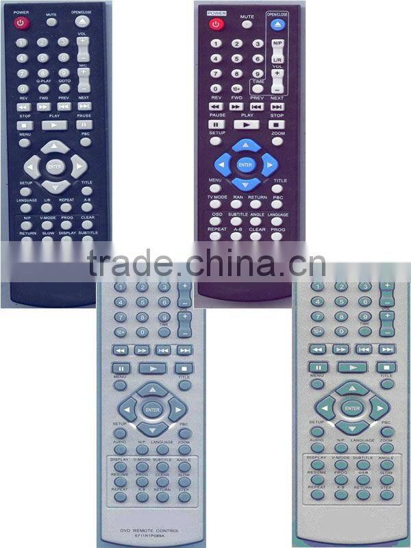 Silicone rubber universal remote controller made in China from shenzhen