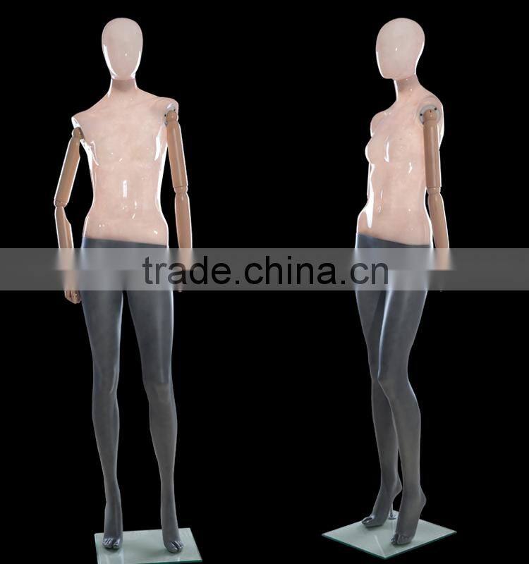 flexible female mannequin with plastic arms
