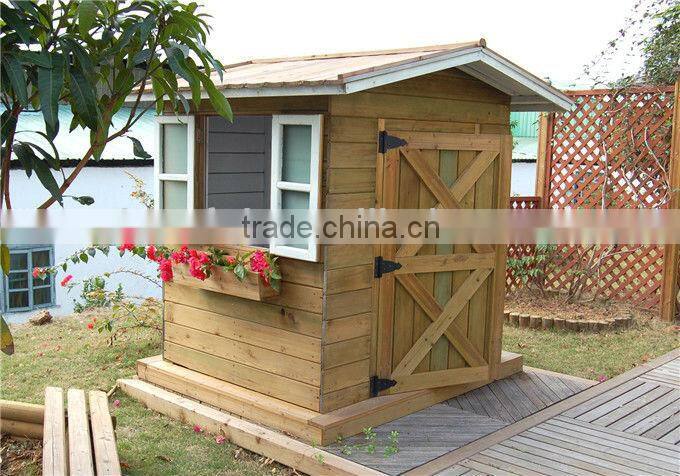 Artificial little wooden house