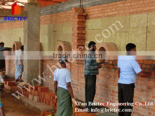 Brick kiln for drying and firing, automatic brick production line