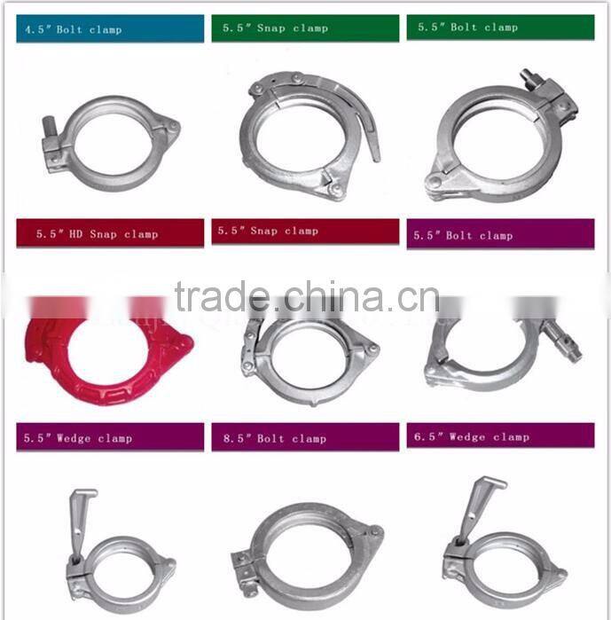 DN125 casted pipe coupling for boom