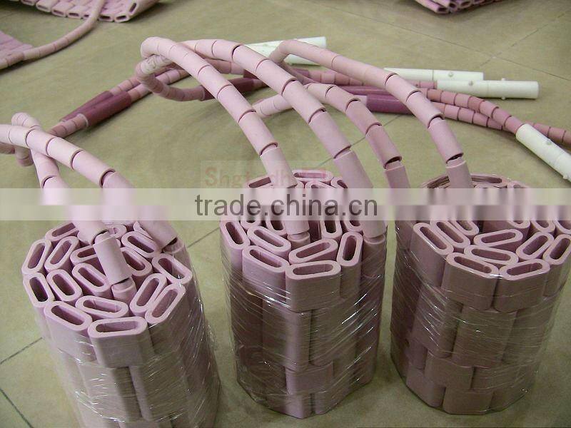 Flexible ceramic pad heater