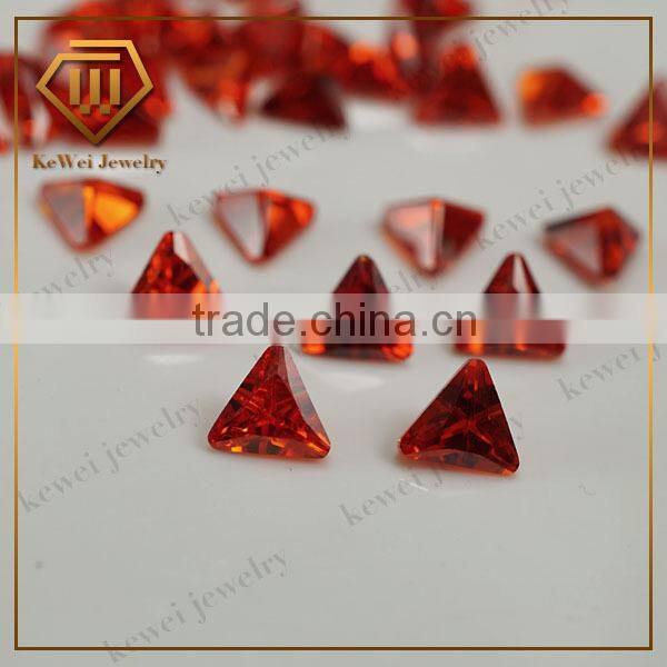 Wholesale price Gemstone Of 5*5 Or 6*6mm Amethyst Triangle Cut Cubic Zirconia