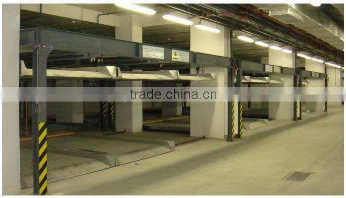 Outdoor car stacking system