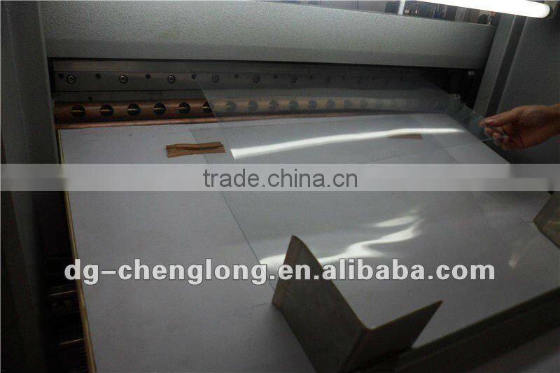 PVC PET Plastic Roll Film Lamination Machine