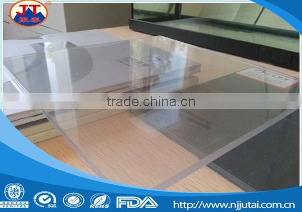Transparency and good anti-aging PVC transparent hard board