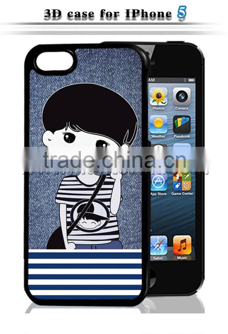 Fancy Cartoon Boy 3D Hard Case For iPhone 5