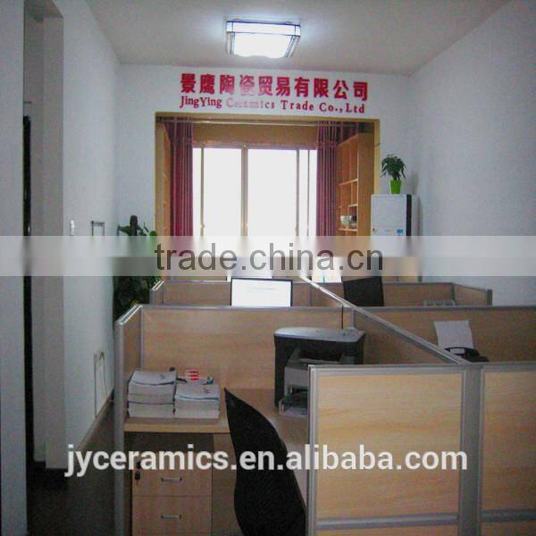 Home decorative ceramic vase with blue and white color