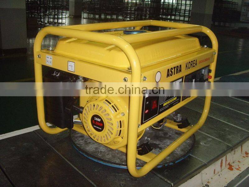 Lower Noise Astra Korea Gasoline Generator Set 5.5HP 168F 2.0KW With Motocycle Muffler For Dubai Market prices