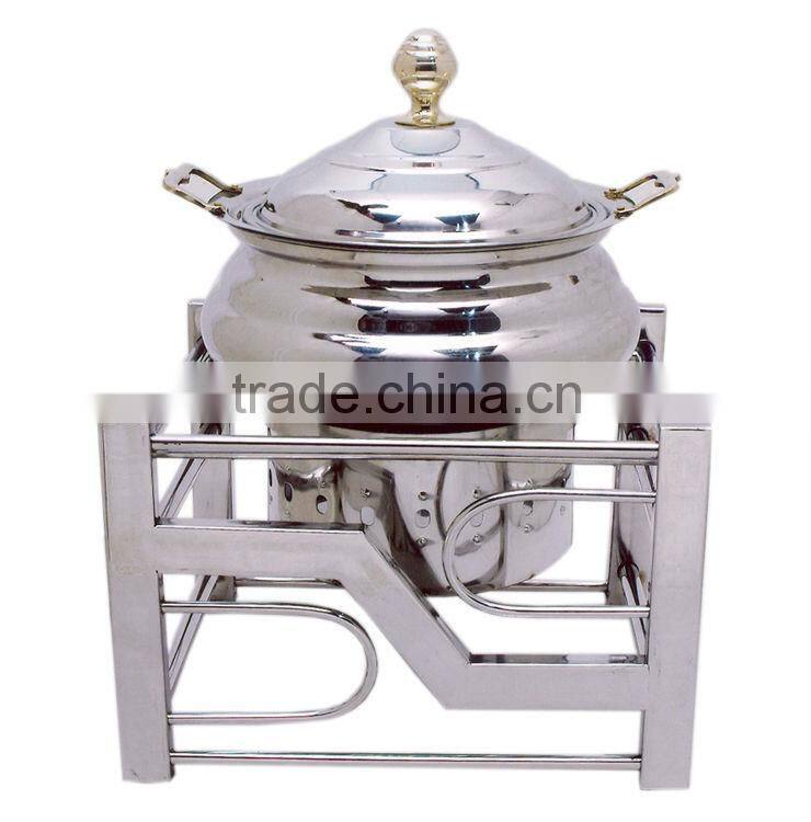 Steel Cheffing Dish, Wedding & Party utensils, food serving dish, hot keeping dish, Catering item, Hotel & Restaurant utensils