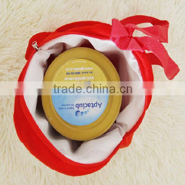 kids plush bags/baby bag plush toy/baby plush bag