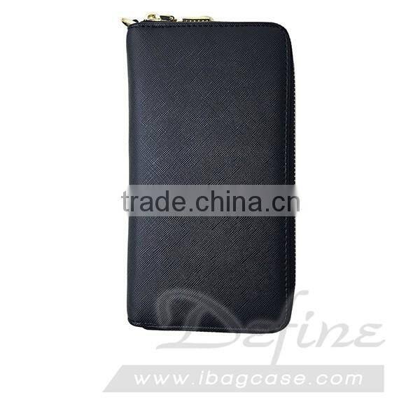 RFID Leather Wallet Promotion Blocking Credit Card Case RFID Wallet