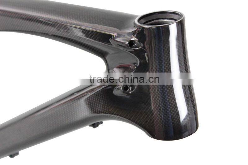 26er carbon mountain bike frame AC076 ,carbon suspension mtb frame BSA/BB30 available