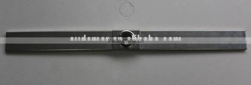 Audemar E series Straight Edge Sloped Channel Base Stainless Steel Swimming Pool Gutter Drain