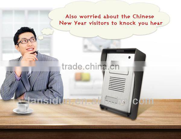 China new 7 inch ABS building video door intercom system