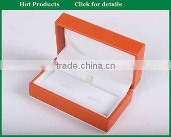 Fancy packaging cufflink box for gift with velvet lining