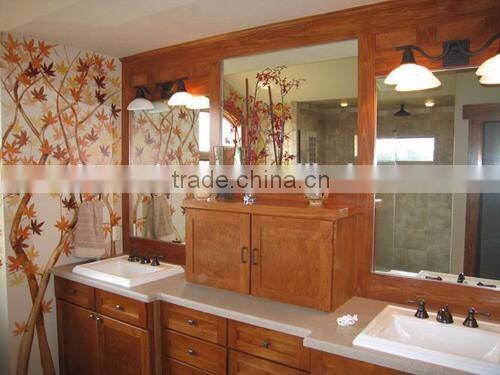 The Best Wooden Material Bathroom Cabinet, 100% Handmade shower enclosure