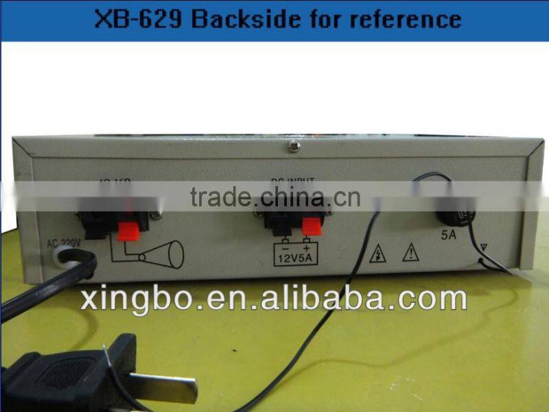 Portable amplifier XB-629 with microphone in speaker for vendors
