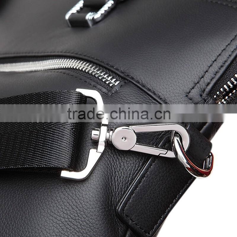 2016 Fashion genuine leather handbag for men,wholesale office bag,black men leather briefcase