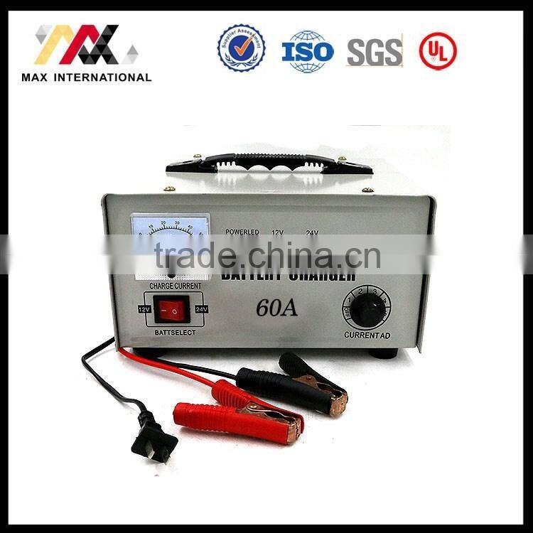 12V/24V 60A Electric Type and Standard Universal Car Battery Charger