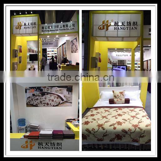 luxury big size wooden chair use 100% polyester jacquard customized chair covers