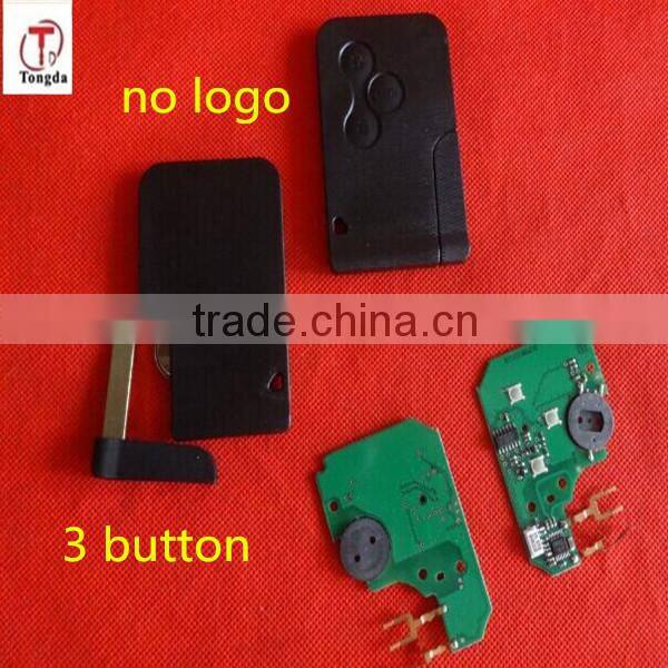 Tongda 3 button remote key shell/key blank/ key casing for renault Megane