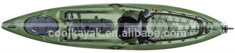 single sit on top pedal kayak with rudder for sale