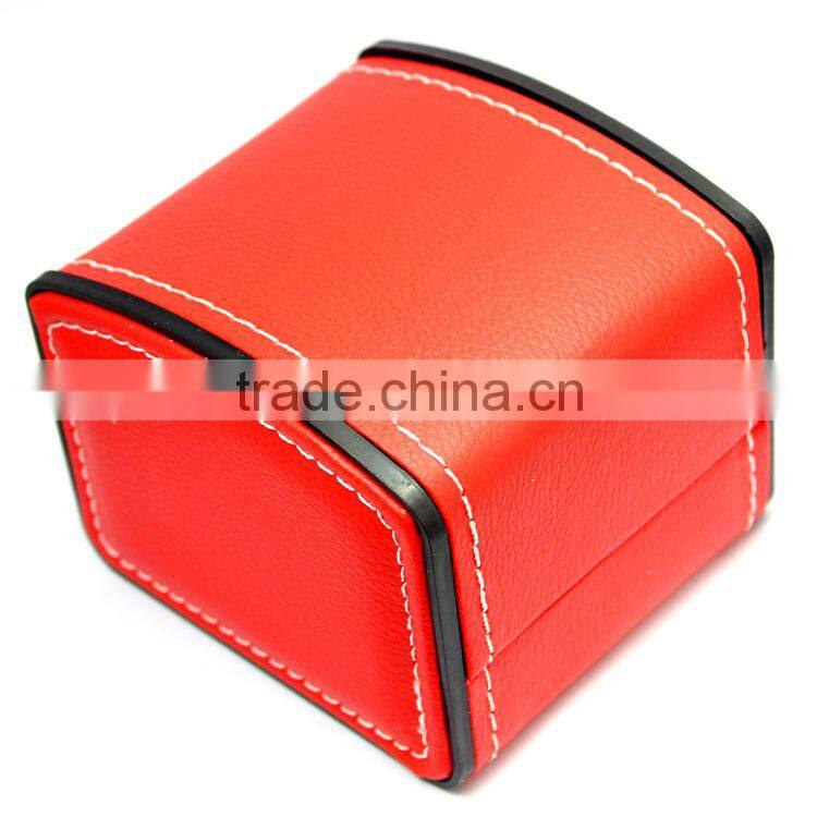 PU Leather Covering Plastic Gift Box for Watch