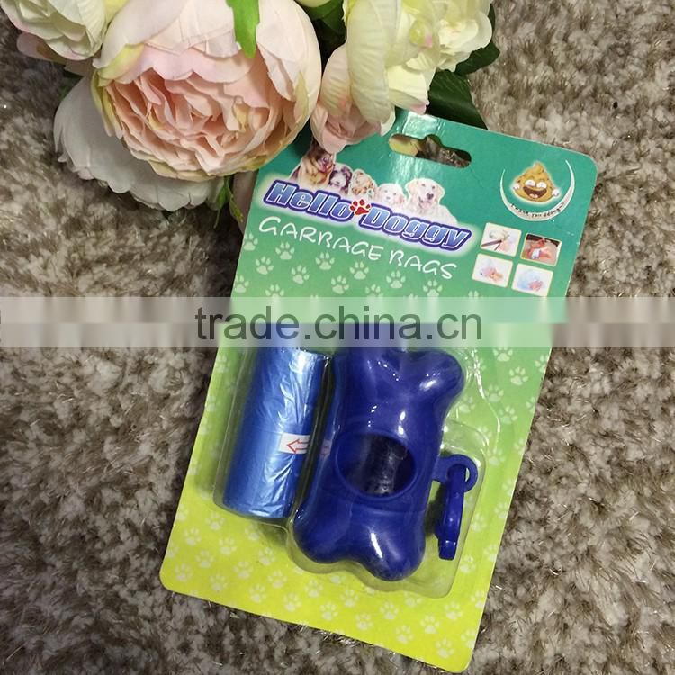 custom printed plastic dog waste bag and dispenser