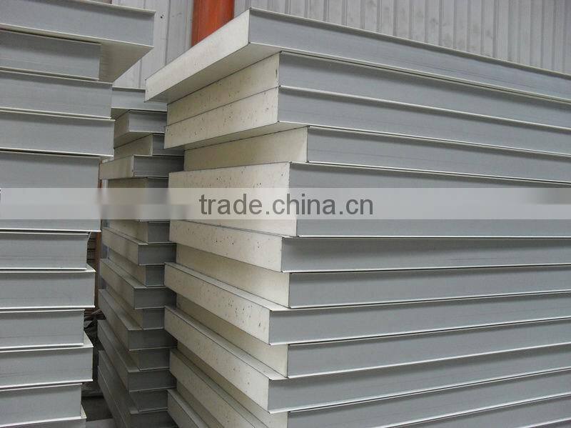 PU steel purification sandwich color steel plate for prefab houses