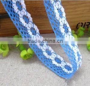 Chantilly crochet cotton guipure lace trim