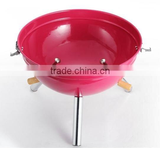 Outdoor camping charcoal egg shaped bbq grill