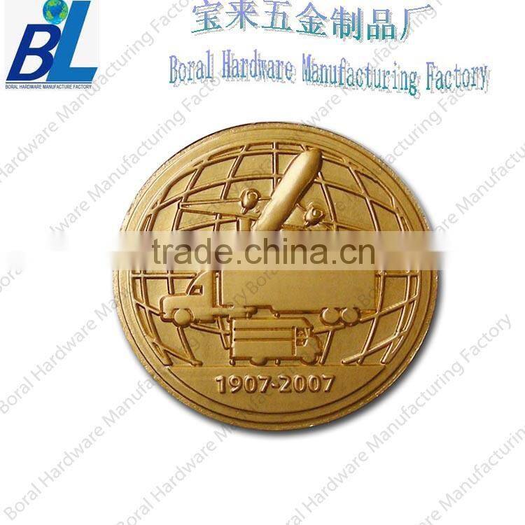 Die struck whole metal Arab marine challenge coins