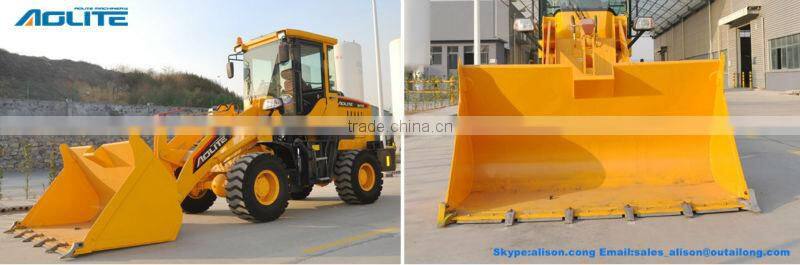 AOLITE 927FZ tractor front end loader with snow blower