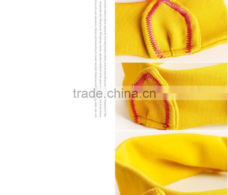 children headwear Korea baby cute knit headband with embroidery ear