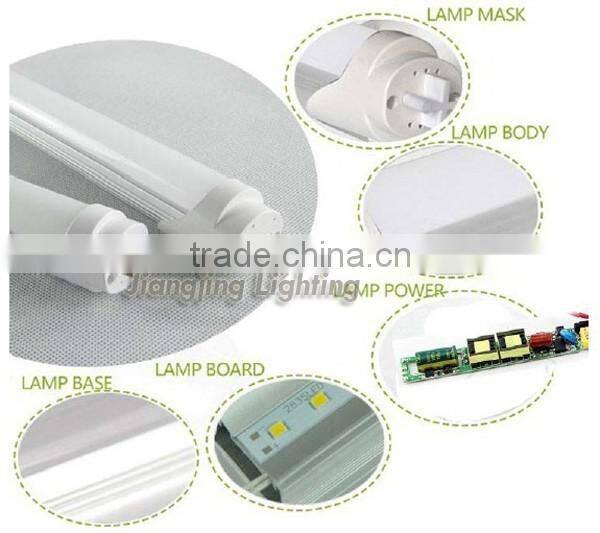 CE ROHS Approved Aluminum 110lm/w 4 feet 1200mm 18W LED Tube Light