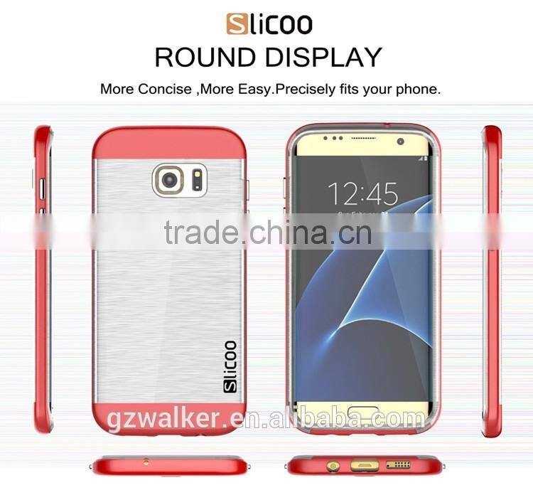 Electroplating drawing transparent for Slicoo soft TPU 0.3mm phone Back Cover Case for samsung galaxy s7 s7 edge