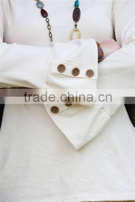 Mix color and buttons mother and daughter dress clothing sets with Printed fabric