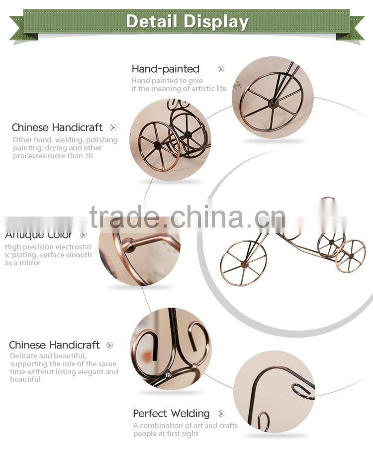 custom iron wine rack trolley metal craft ornaments home decorations