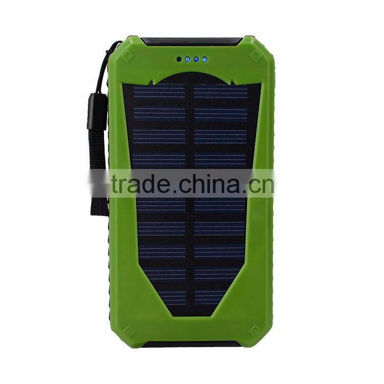 2016 NEWEST product and stylish mobile solar power bank charger 8000mah