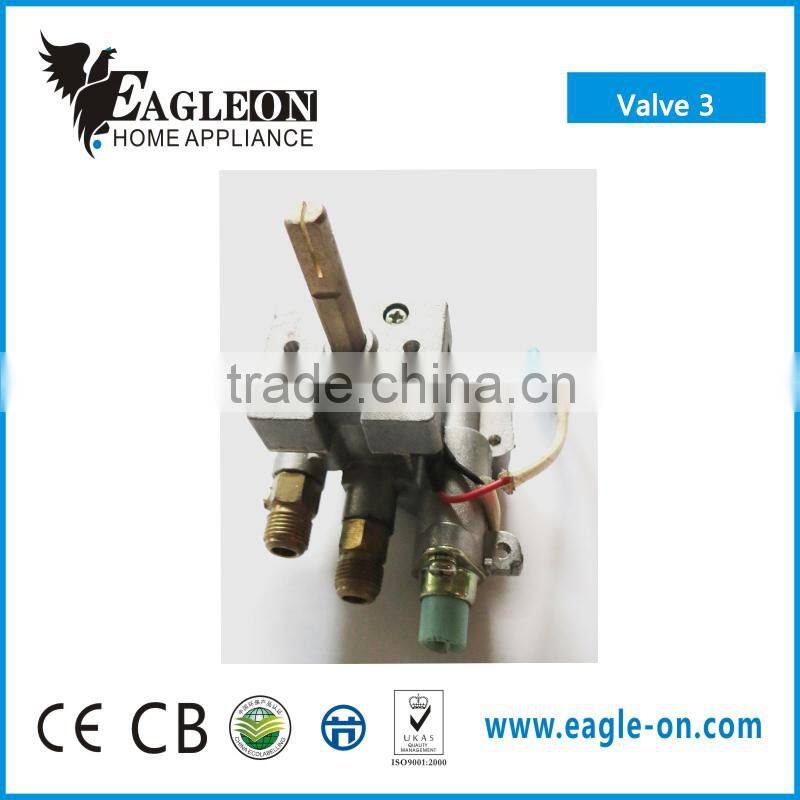 SKD/CKD Single pipe valve with safety flameout and micro switch for table/buildin cooker
